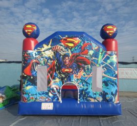 T2-2992 Superman szuperhős felfújható trambulin