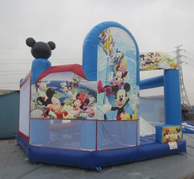 T2-528 Disney Mickey & Minnie felfújható csúszda kastély