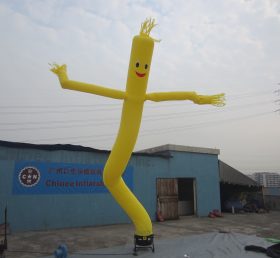 D2-91 Felfújható sárga cső férfi légi táncos