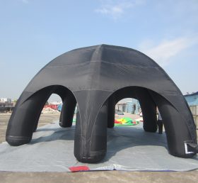 Tent1-23 Fekete reklám kupola felfújható sátor