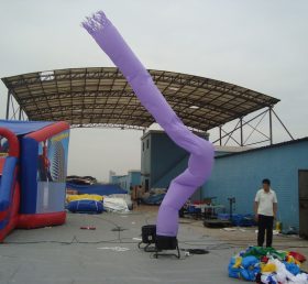 D2-3 Levegő táncos felfújható lila cső ember reklám