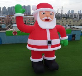 C1-114 10 méter magas kültéri óriás felfújható Santa Claus dekoráció