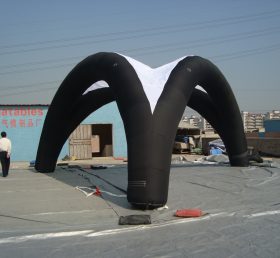 Tent1-215 Fekete reklám kupola felfújható sátor