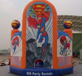 T2-2294 Superman szuperhős felfújható trambulin