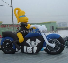 S4-283 Felfújható motorkerékpár reklám