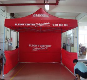 F1-17 Kereskedelmi összecsukható piros sátor sátor