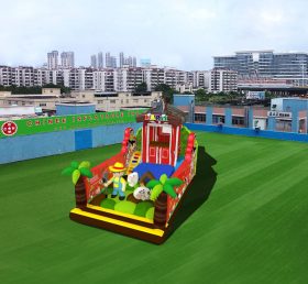 T6-458 Farm óriás felfújható vidámpark gyermek trambulin játszótér