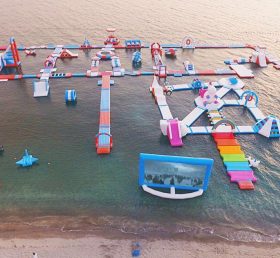 S52 Hello Kitty park felfújható vízi park vízi park vízi sziget