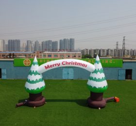 Arch2-034 Karácsonyfa alakú felfújható ív karácsonyi felfújható díszek