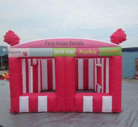 Tent1-533 Piros felfújható sátor a party ház bérléséhez