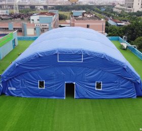 Tent1-700 Felfújható sátor Óriás szabadtéri kemping party reklám kampány kék nagy sátor