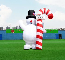 C1-218 Candy cukorka felfújható karácsonyi hóember
