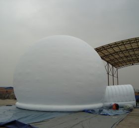 Tent1-4596 Felfújható kupola sátor vályúval