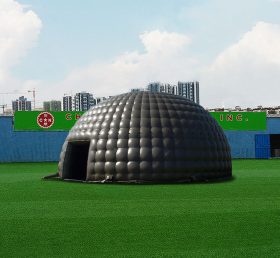 Tent1-4509 Fekete felfújható kupola