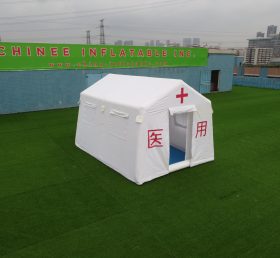 Tent1-4718 Hordozható felfújható orvosi menedék átlátszó ablakokkal a sürgősségi reagáláshoz