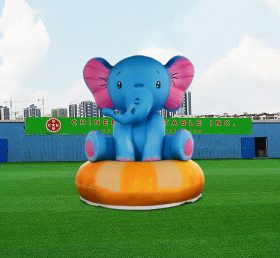 S4-593 Reklám egyedi felfújható kék elefánt