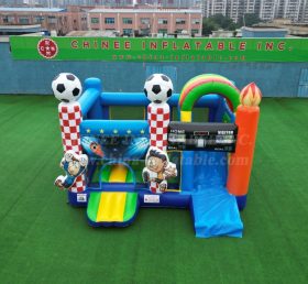 T2-8112 Football themed bouncy castle wi...
